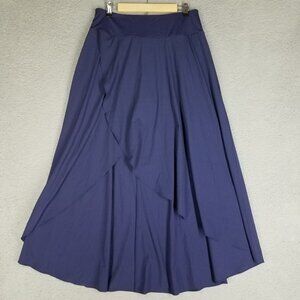 Halara Breezeful Maxi Skirt Womens Large High Low Ruffle Quick Dry Beach Pull On